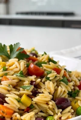 Rainbow Orzo Salad