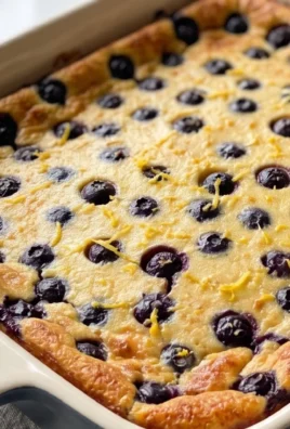 Lemon Blueberry Clafoutis