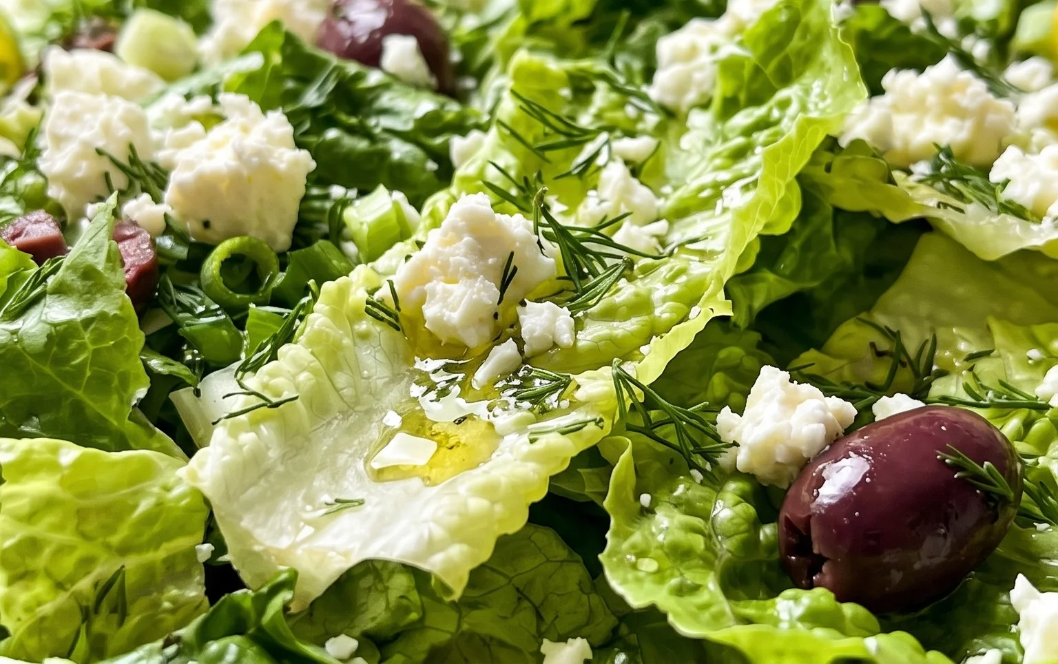 Maroulosalata (Greek Lettuce Salad)