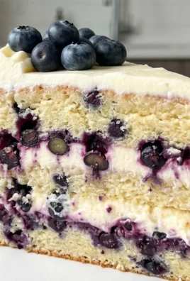 Nova Scotia Blueberry Cream Cake