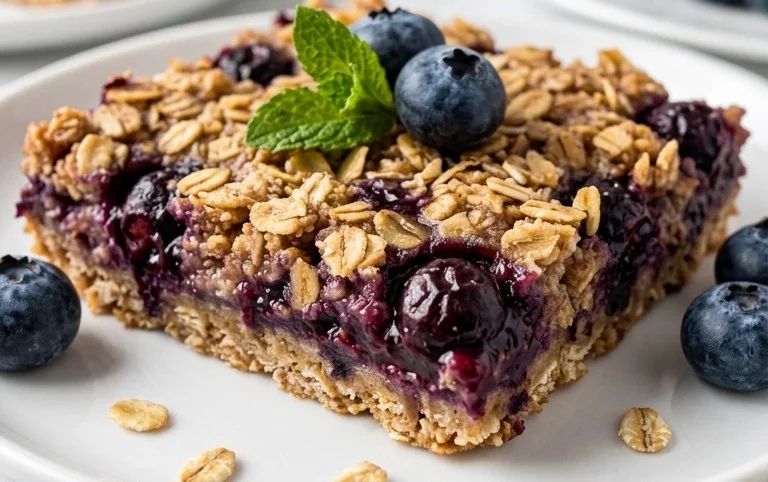 Blueberry Oatmeal Bars