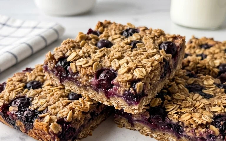 Blueberry Oatmeal Bars