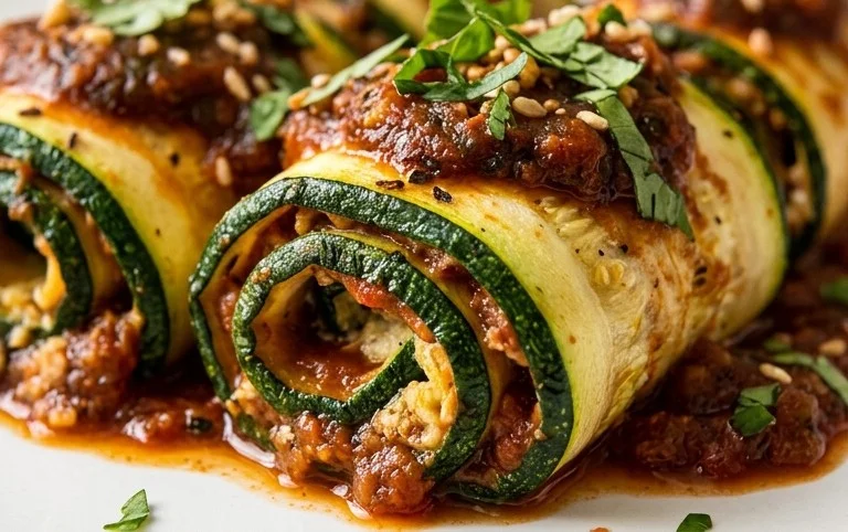 Vegan Zucchini Rollatini