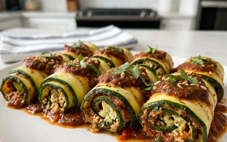Vegan Zucchini Rollatini