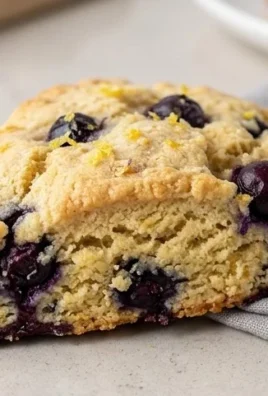Almond Flour Lemon Blueberry Scones
