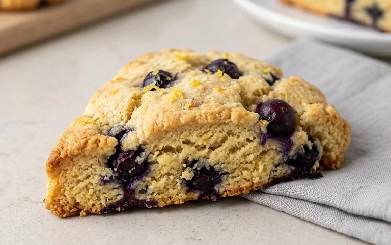 Almond Flour Lemon Blueberry Scones