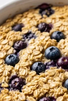 Lemon Blueberry Baked Oats