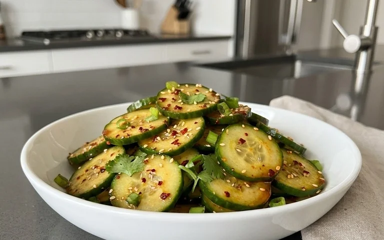 Spicy Asian Cucumber Salad