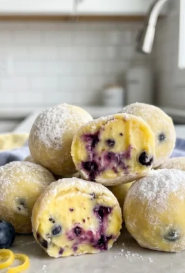 LEMON BLUEBERRY TRUFFLES