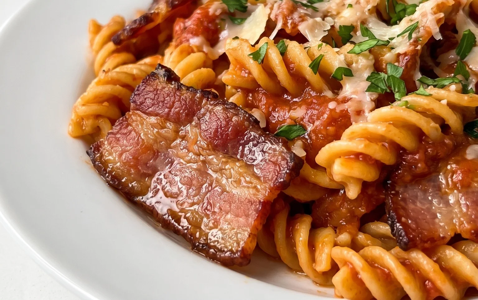 Beef Bacon Pasta
