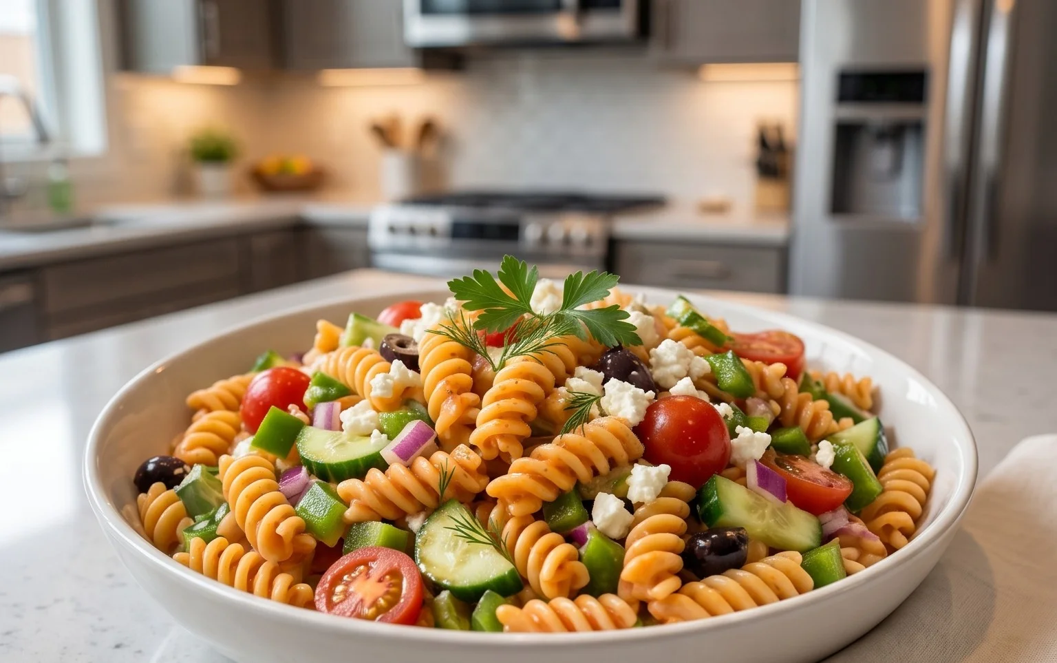 French Dressing Pasta Salad
