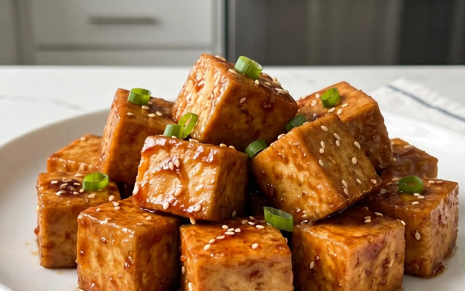 Honey Garlic Tofu