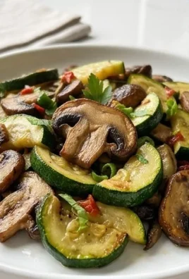 Skillet Zucchini and Mushrooms