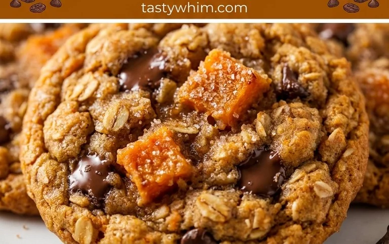 Sweet Potato Oatmeal Cookies
