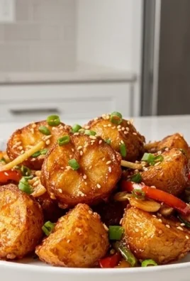 Crispy Honey Chilli Potatoes