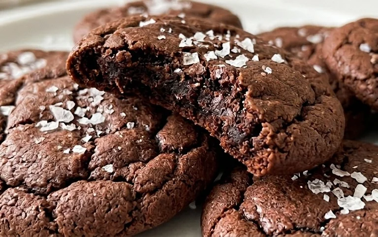 Salted Brownie Cookies