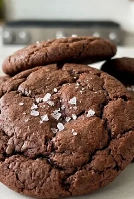 Salted Brownie Cookies