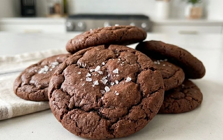Salted Brownie Cookies