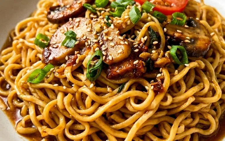 Easy Saucy Ramen Noodles