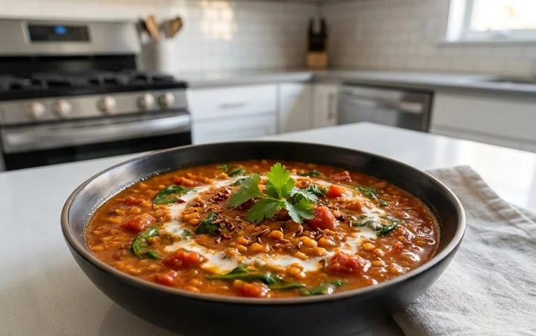 Spicy Red Lentil Curry