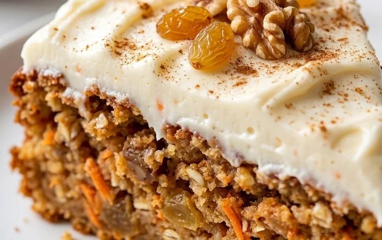 Easy Flourless Oatmeal Carrot Cake Recipe