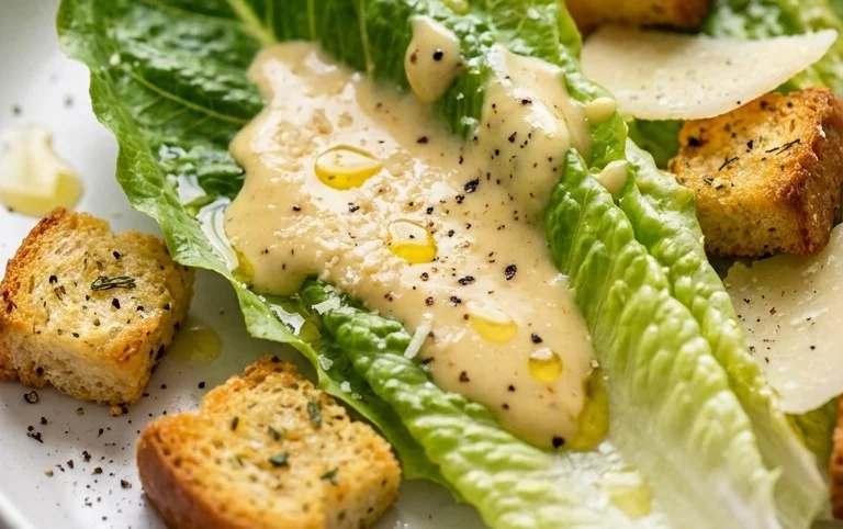 Caesar Salad Dressing (Classic, Creamy & 5 Minutes) 🥗