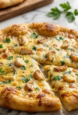 buttery garlic pizza