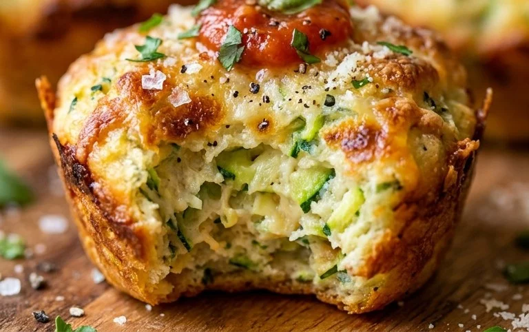 Zucchini Garlic Bites