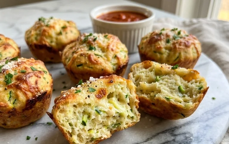 Zucchini Garlic Bites
