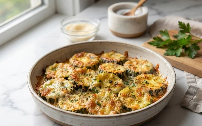 Baked Parmesan Zucchini