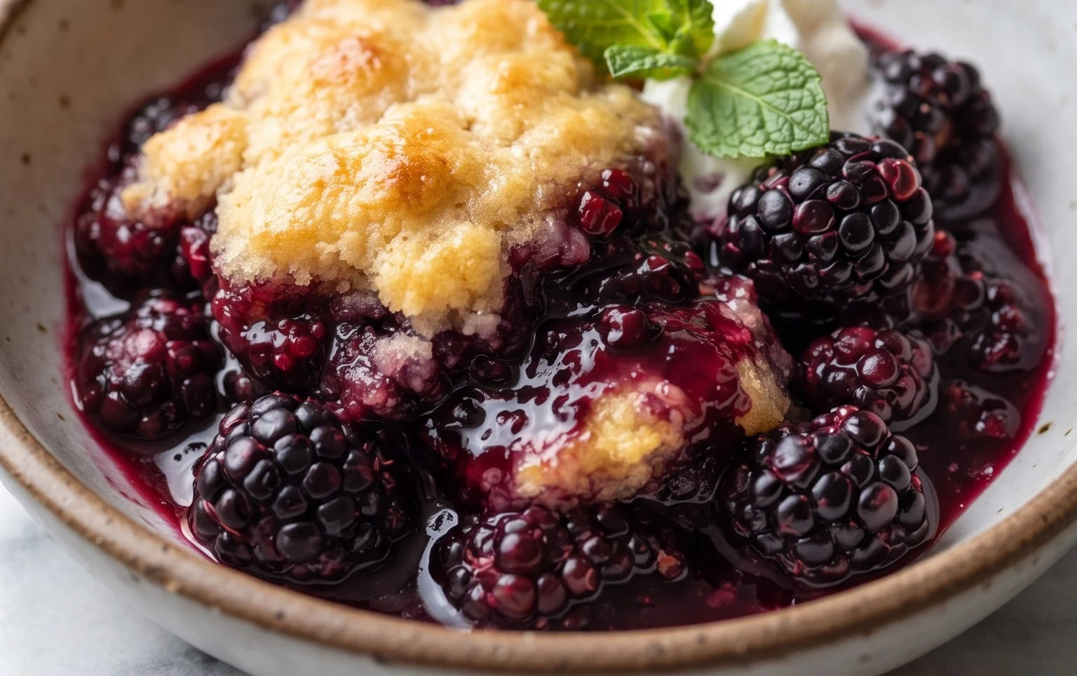 The Pioneer Women's Blackberry Cobbler