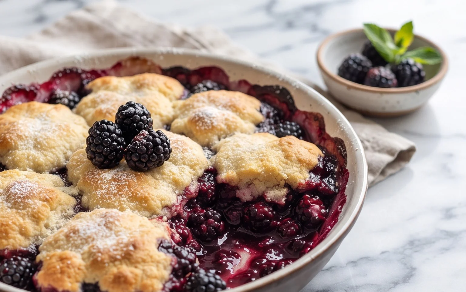 The Pioneer Women's Blackberry Cobbler