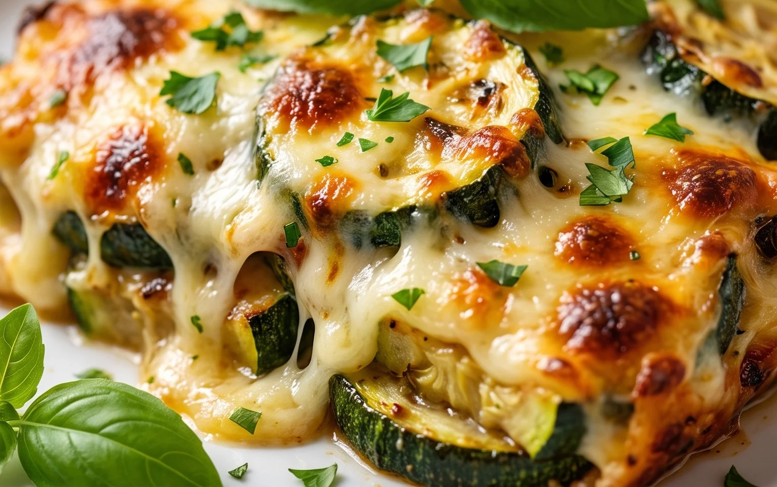 Baked Zucchini and Cheese