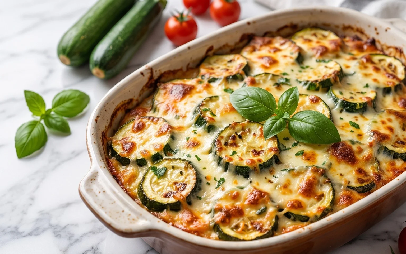 Baked Zucchini and Cheese