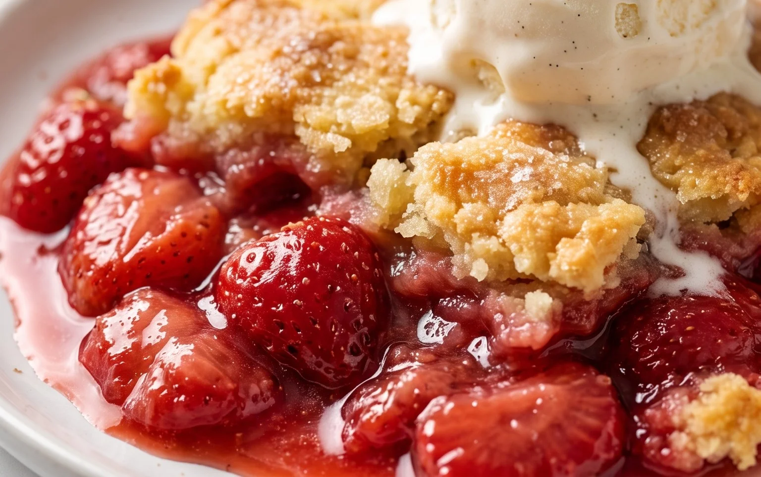 Strawberry Cobbler