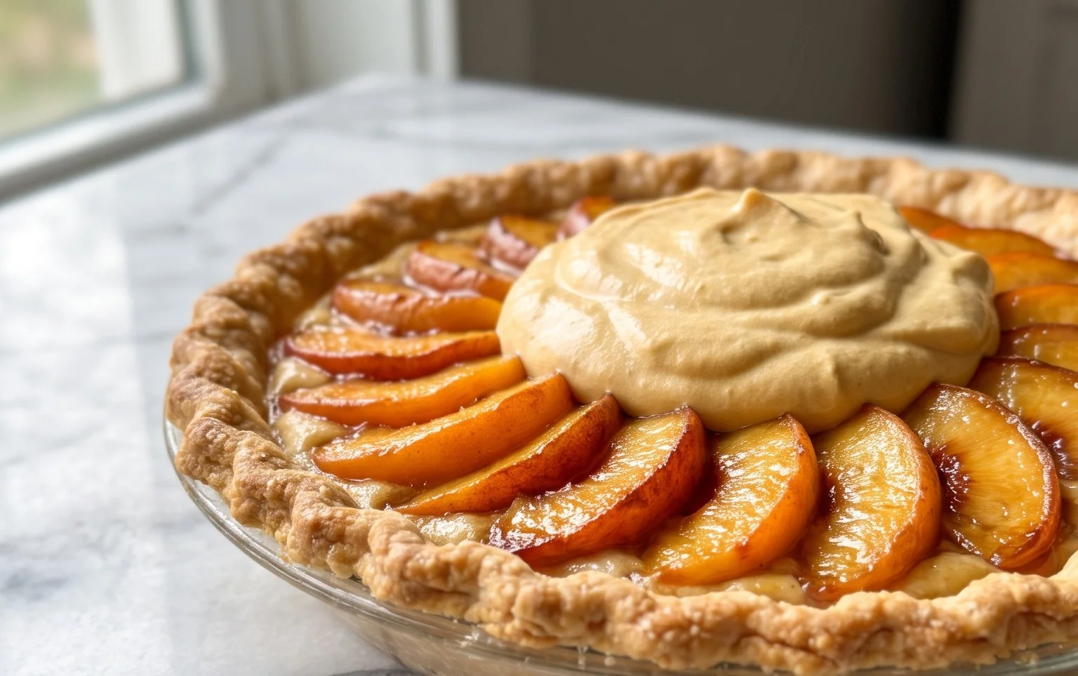 Peaches and Cream Pie