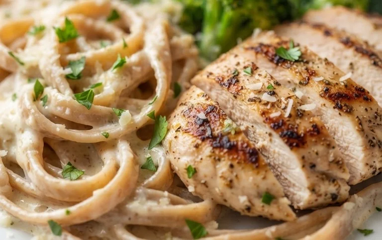 Low Calorie Chicken Alfredo