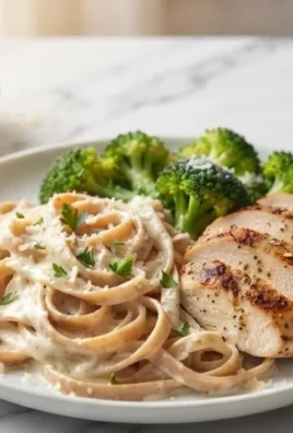 Low Calorie Chicken Alfredo