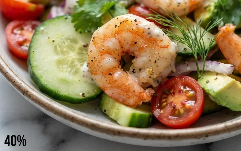 Cucumber Shrimp Salad