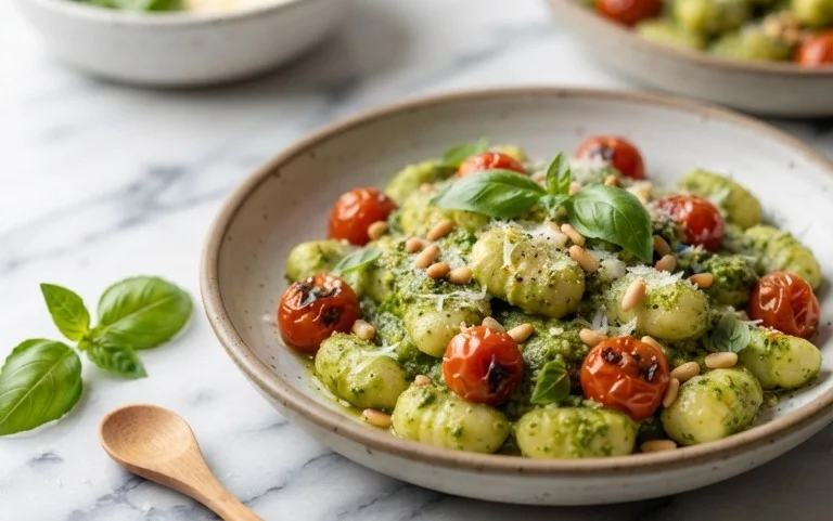Creamy Pesto Gnocchi