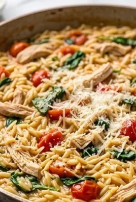 Chicken Orzo (30-Minutes, One-Pan)