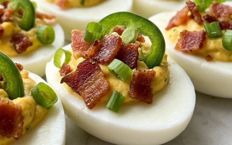 Jalapeno Popper Deviled Eggs
