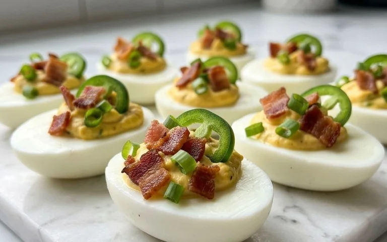 Jalapeno Popper Deviled Eggs