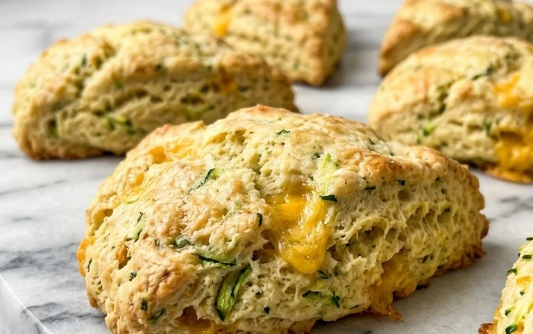 Zucchini Cheddar Scones