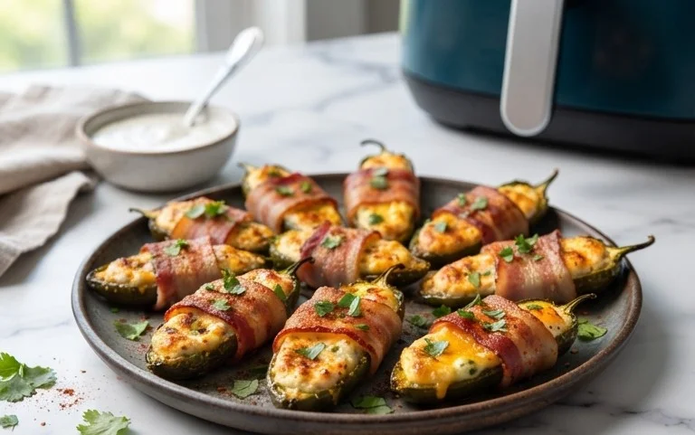 Air Fryer Jalapeno Poppers