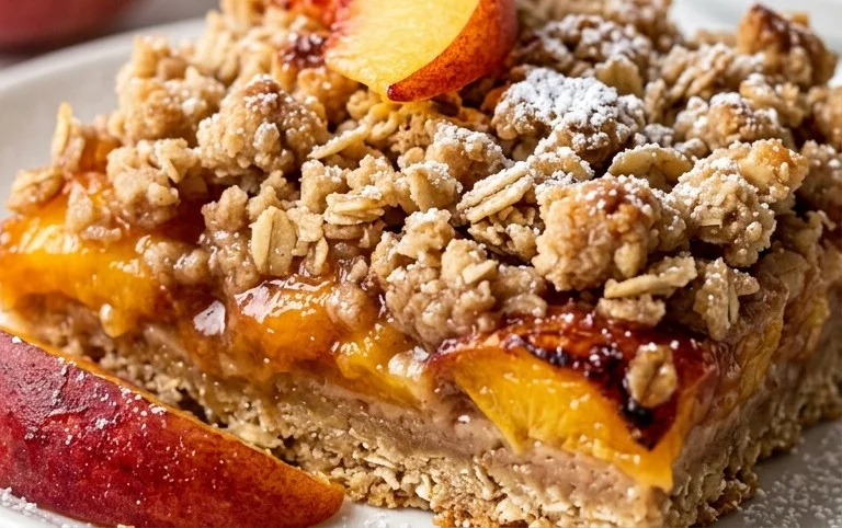 Fresh Peach Crum extractb Bars