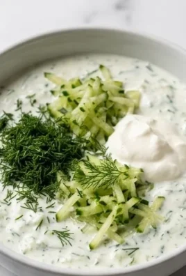 Cucumber Dip with Sour Cream and Dill