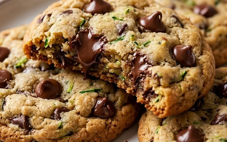 Zucchini Chocolate Chip Cookies