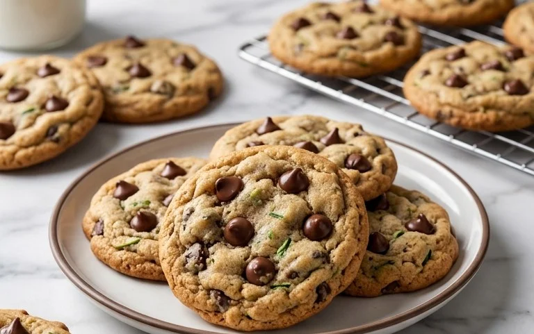 Zucchini Chocolate Chip Cookies
