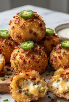Beef Bacon Jalapeño Popper Cheese Balls
